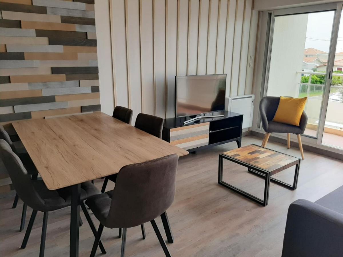 ביסקארוס Superbe Appart.55M2 - 200M Ocean Et Parking מראה חיצוני תמונה