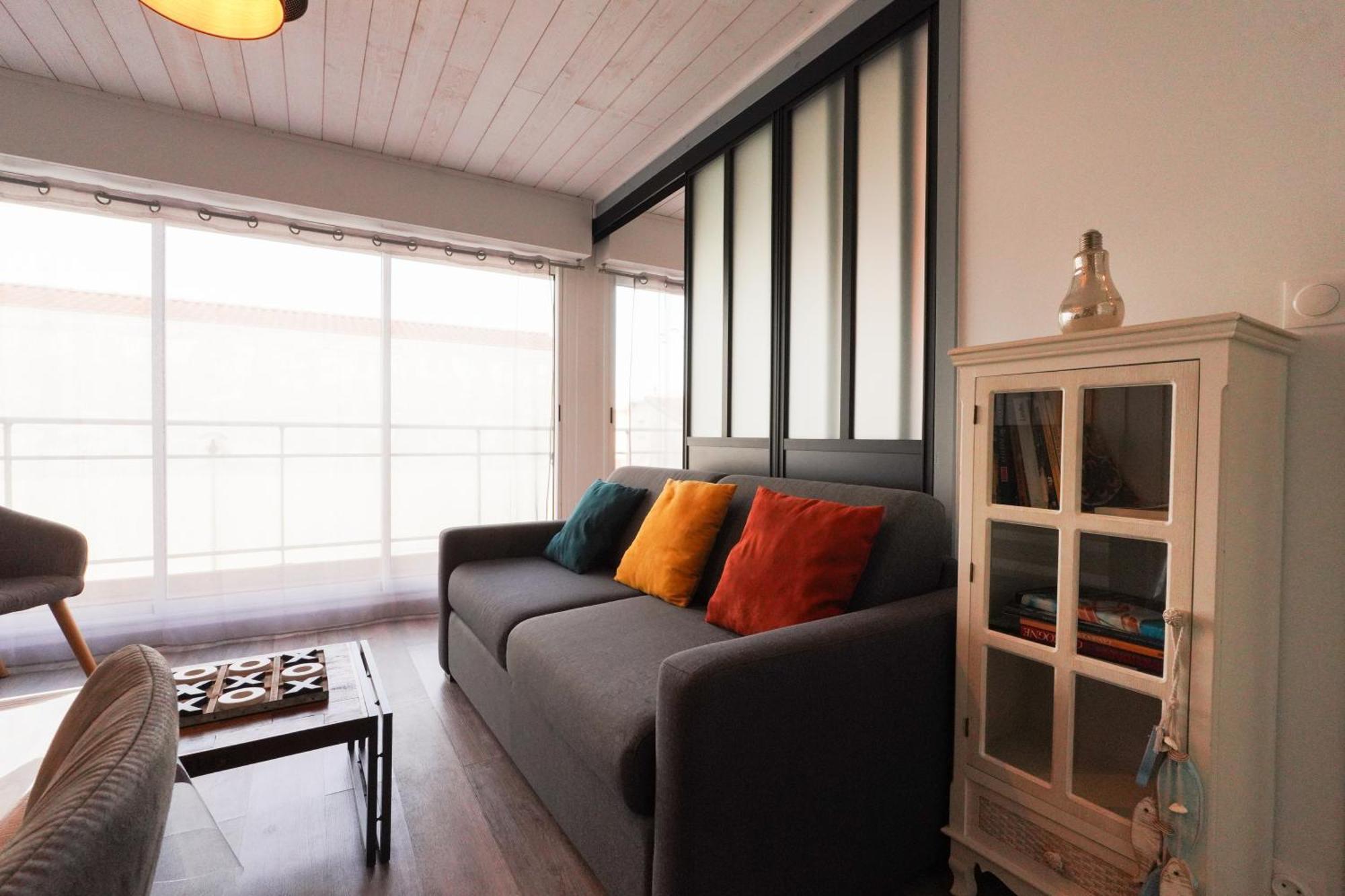 ביסקארוס Superbe Appart.55M2 - 200M Ocean Et Parking מראה חיצוני תמונה
